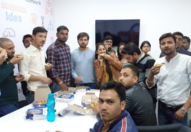 Pizza Party in Goranga Tech